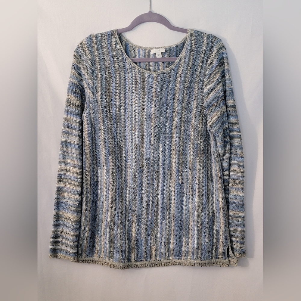 J. Jill Sweater with Oceanic Stripes Size S - Picture 3 of 11